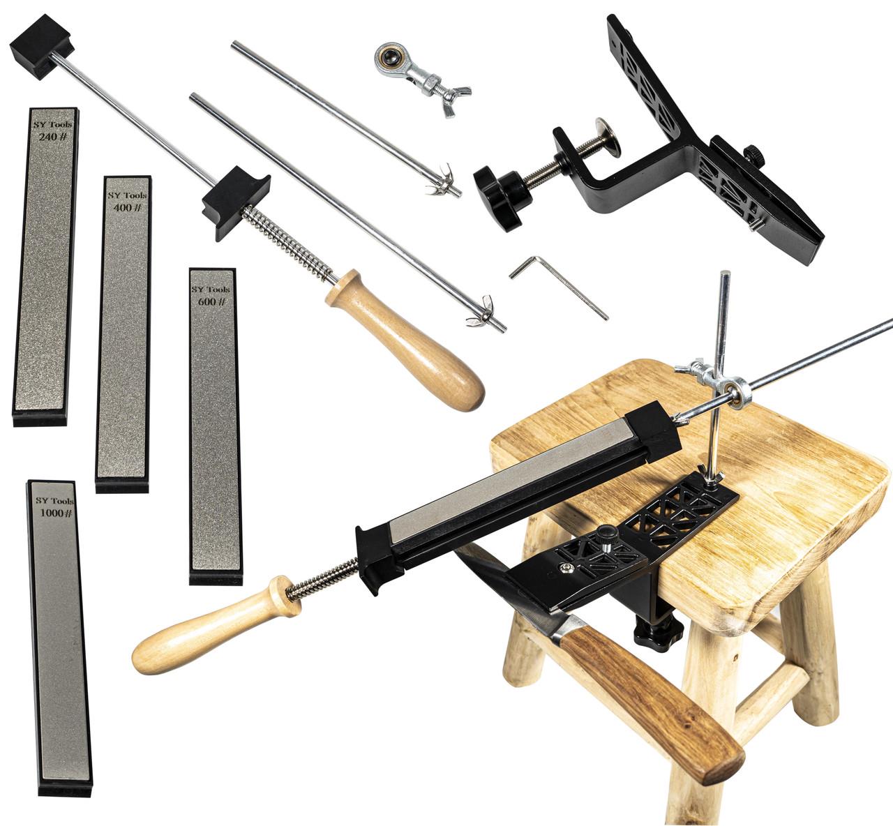 Точилка для ножів Ruixin ULTRA IV LIMITED на струбцині 4 алмазу - фото 2 Точилка для ножів Ruixin ULTRA IV LIMITED на струбцині 4 алмазу - фото 2