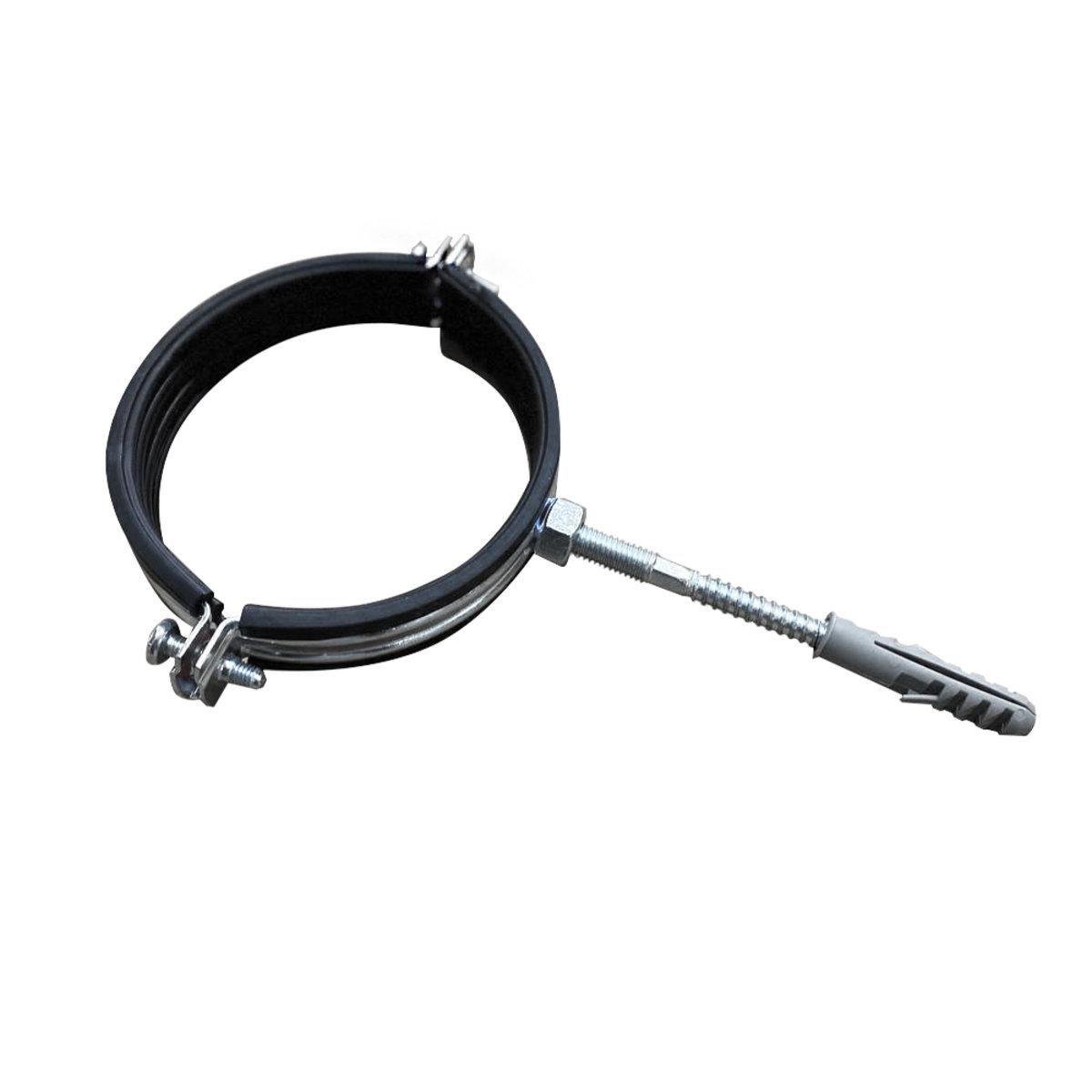 Хомут трубний ЕКО гайка М8+10 із шурупом 100 мм 108-114 (SW-78889) - фото 2