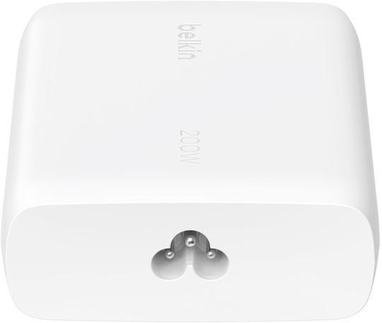 Зарядное устройство сетевое Belkin GaN 200W Белый (WCH015VFWH) - фото 2 Зарядное устройство сетевое Belkin GaN 200W Белый (WCH015VFWH) - фото 2