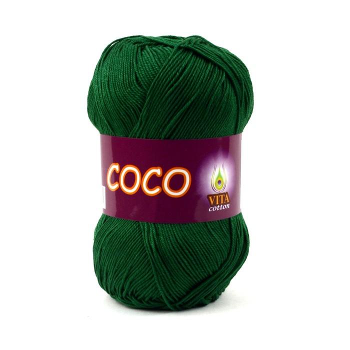 Пряжа Vita Cotton Coco 4327 зеленый (3403)