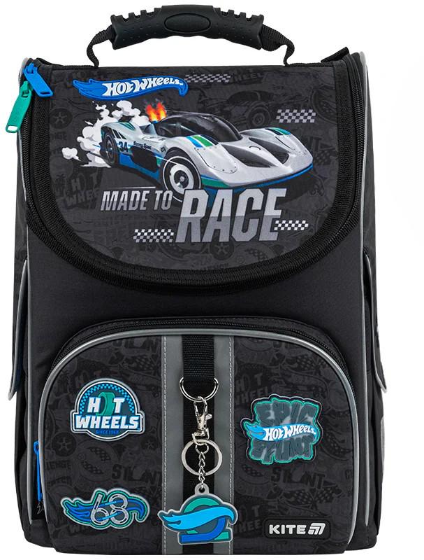 Рюкзак школьный каркасный KITE Education Hot Wheels (HW25-501S)
