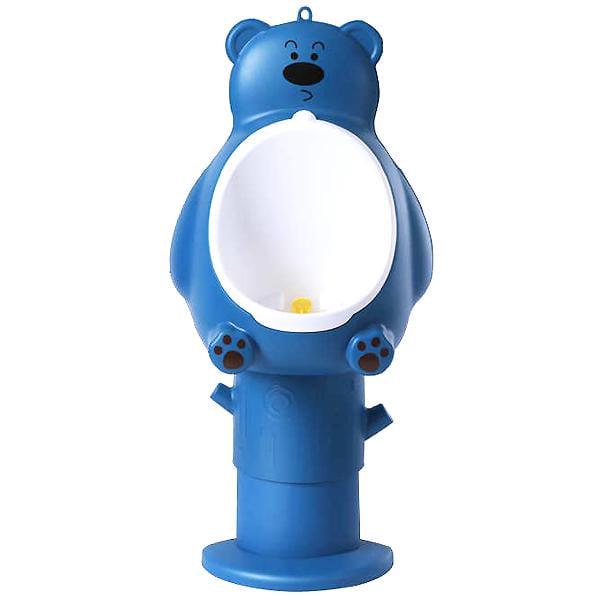 Писсуар детский Little Bean Teddy с регулировкой высоты и съемной чашей горшка Синий (11130-BTM-2)