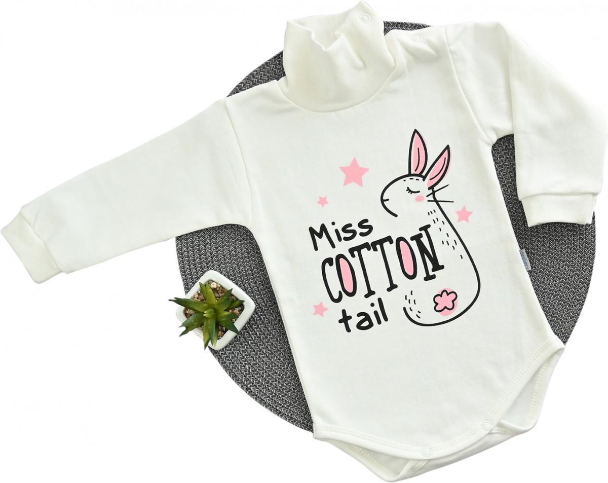 Боди Dexter's Зайка 86 см Белый/Розовый