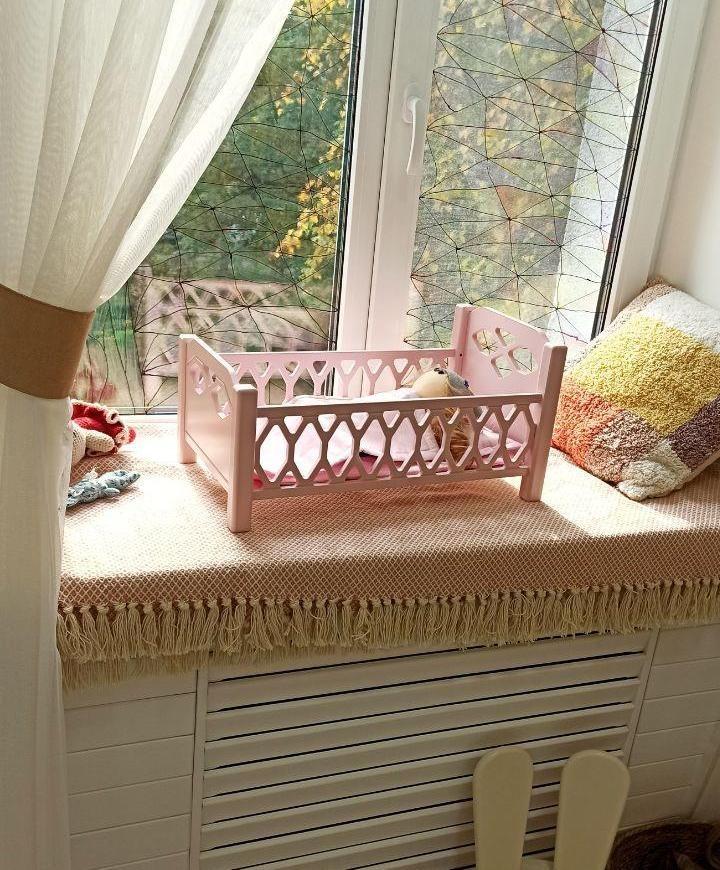 Деревянная кроватка для кукол Tatoy Agnes Розовый (11445613) - фото 2 Деревянная кроватка для кукол Tatoy Agnes Розовый (11445613) - фото 2