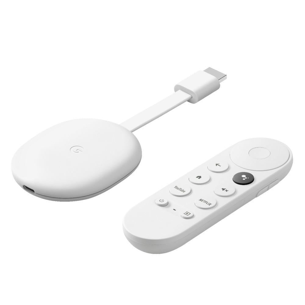 Смарт-приставка Google Chromecast 4K with Google TV GA01919 Snow