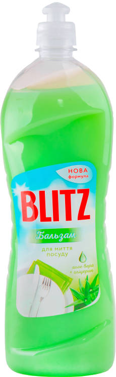 Засіб для миття посуду Blitz Бальзам Алоє 1 л
