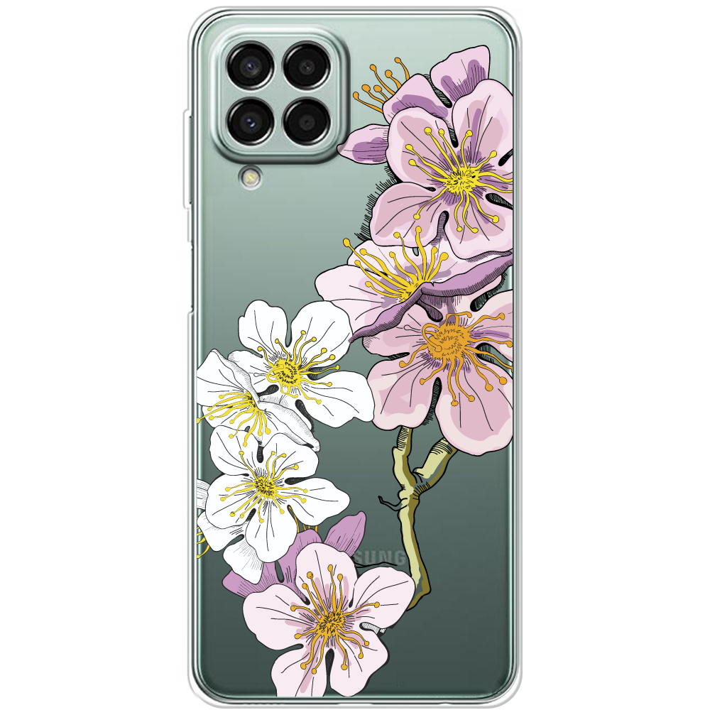 Чехол BoxFace Samsung Galaxy M33 5G (M336) Cherry Blossom Прозрачный силикон (44472-cc4-44472)