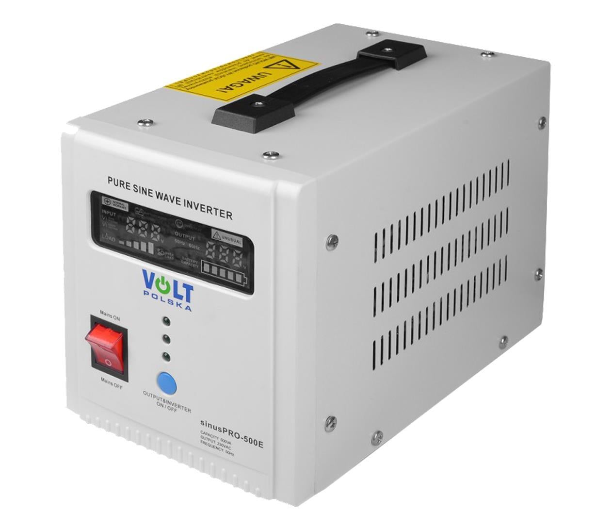 Джерело безперебійного живлення лінійно-інтерактивне Volt Polska SINUS PRO 500E 12V 300/500W (3SP050012E)