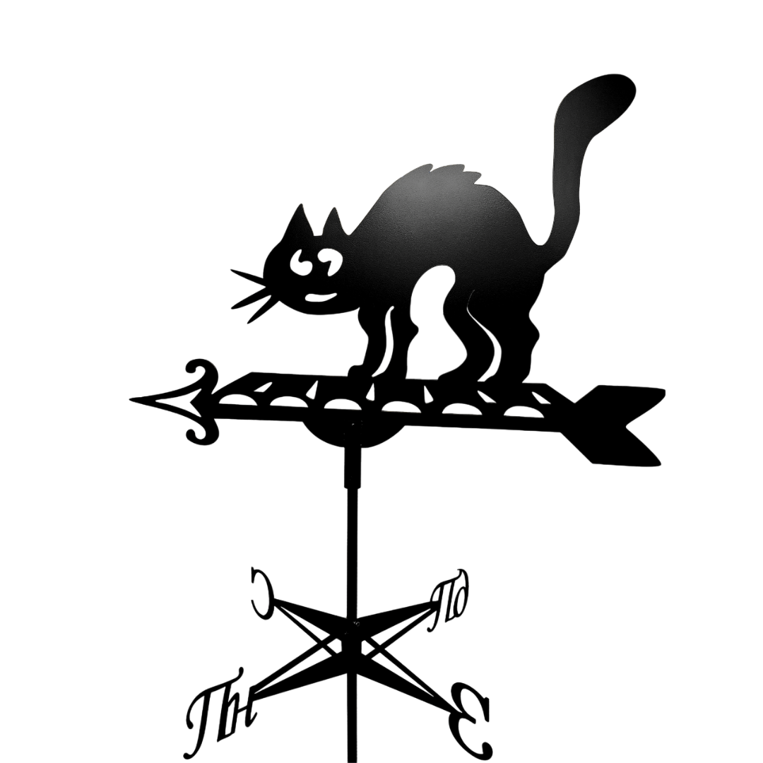 Флюгер на крышу маленький Кот на крыше дома на беседку/колодец/забор 70x50 см (1092353) Флюгер на крышу маленький Кот на крыше дома на беседку/колодец/забор 70x50 см (1092353)