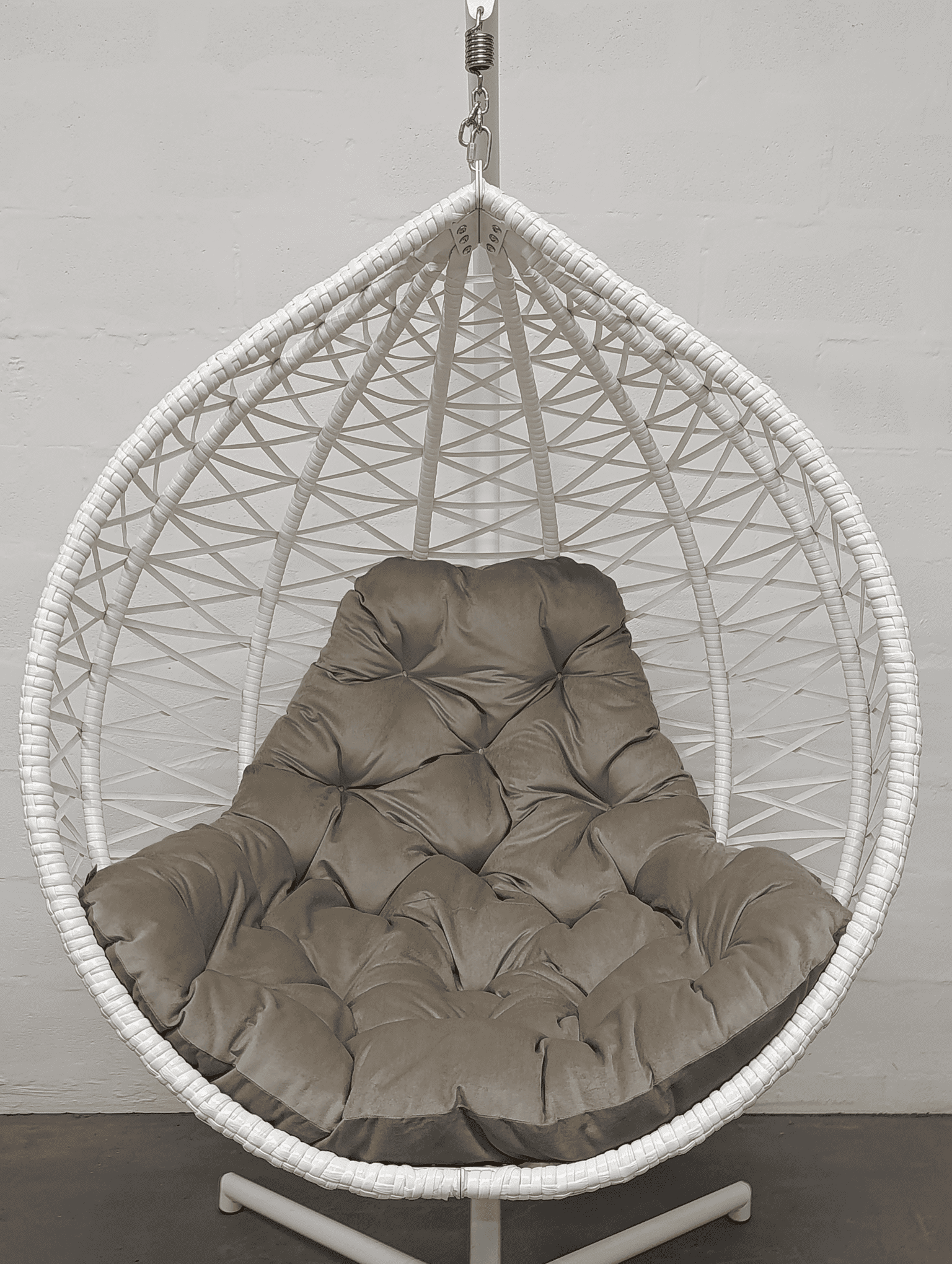 Подушка для крісла-кокона велюр 33 Срібляста норка (5889) Подушка для крісла-кокона велюр 33 Срібляста норка (5889)