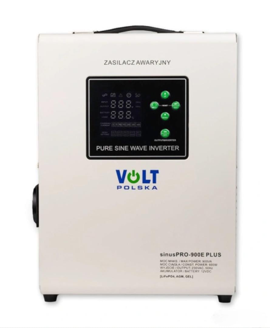 Інвертор Volt Polska SINUS PRO 900 E PLUS 12/230 V 600/900 W - фото 1