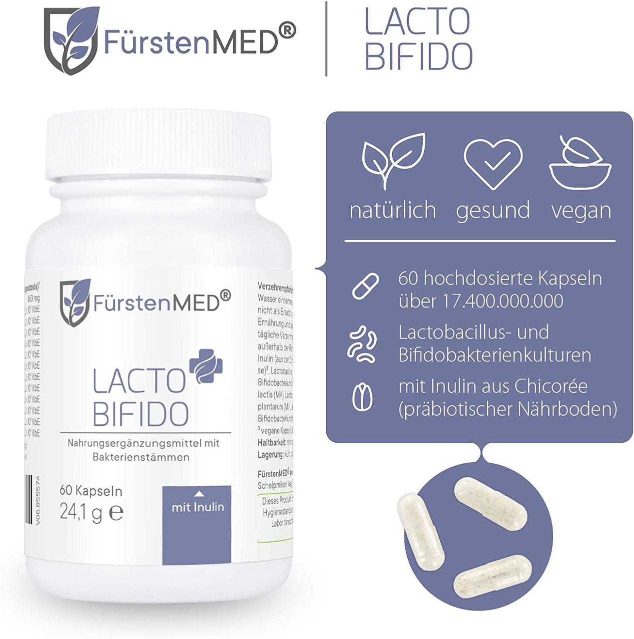 Комплекс FurstenMED лактобифидо культуральный 60 капсул (50091353) - фото 2 Комплекс FurstenMED лактобифидо культуральный 60 капсул (50091353) - фото 2