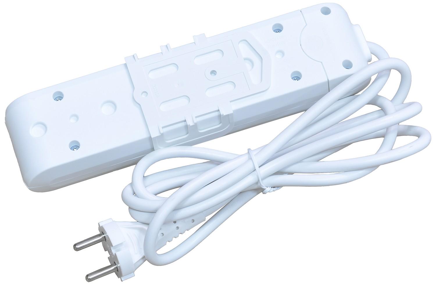 Удлинитель Viko Multi-Let без заземления 4 гнезда 2 м (90112402) - фото 2