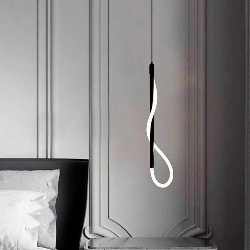 Підвіс з гнучкою LED стрічкою 80 см Чорний (CU22/800 BK)