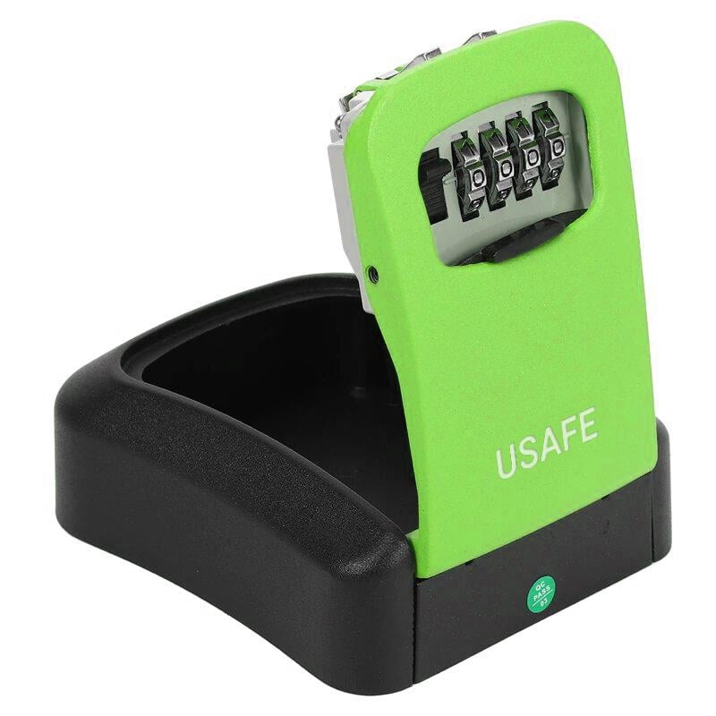 Сейф Мини для ключей uSafe KS-03 антивандальный наружный настенный с кодовым замком Зеленый - фото 4