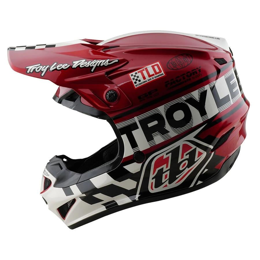 Мотошлем TLD GP PRO HELMET FIFTY-50 L White/Red