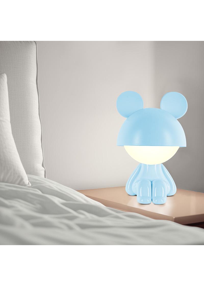 Светильник-ночник LED с аккумулятором KITE Cute Mouse Голубой (K25-316-2-3) - фото 4 Светильник-ночник LED с аккумулятором KITE Cute Mouse Голубой (K25-316-2-3) - фото 4