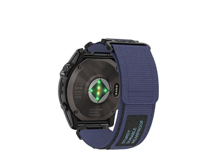 Ремешок Nylon Loop для смарт-часов Garmin Fenix 8 47 мм 22 мм Синий