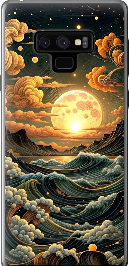 Чехол на Samsung Galaxy Note 9 N960F Арт волны (6332t-1512-42517)