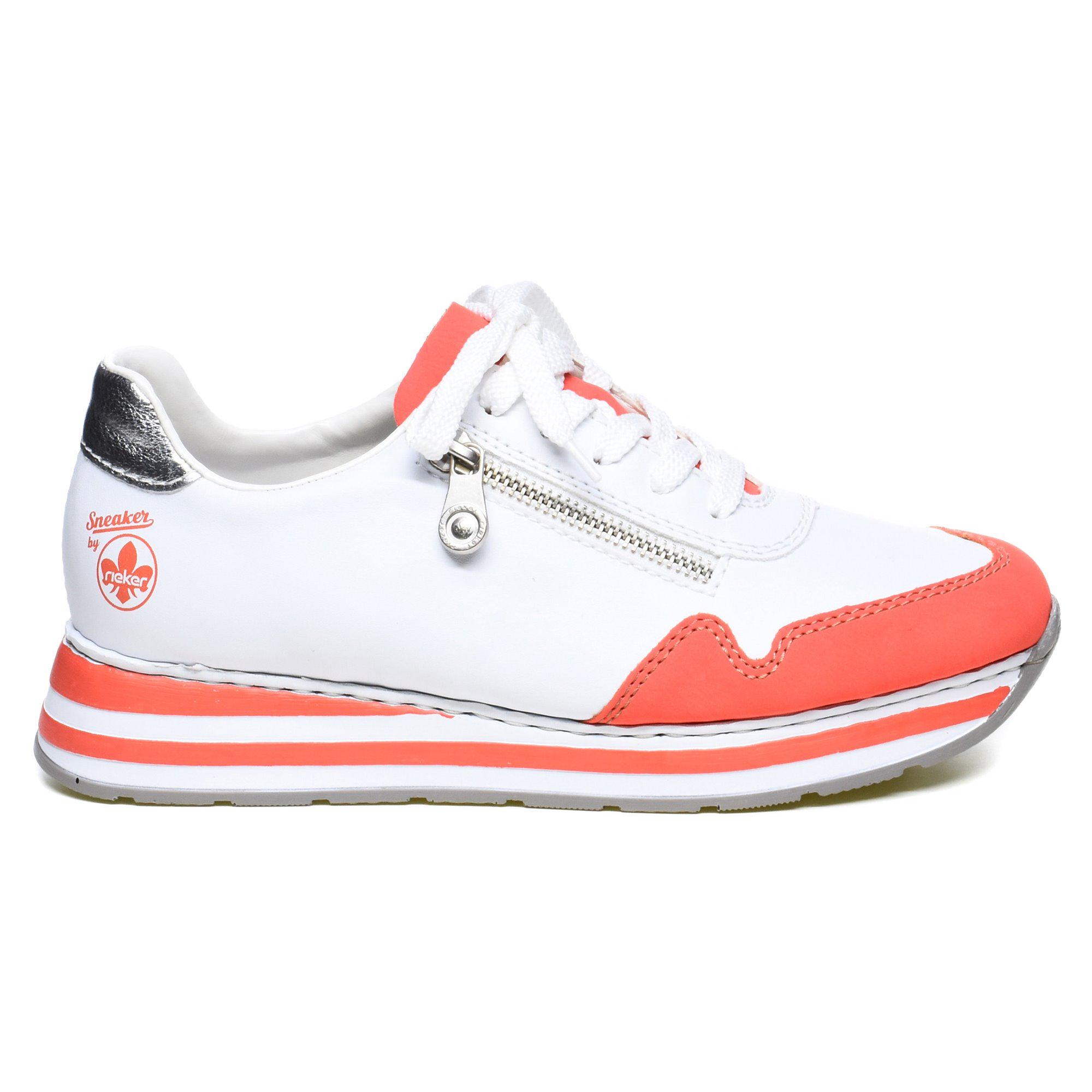 Кроссовки женские Rieker р. 37 Белый/Розовый (035062-37) - фото 7