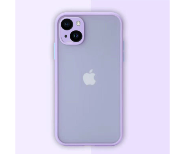 Чохол-накладка TPU Color Matte Case для Apple iPhone 14 Фіолетовий