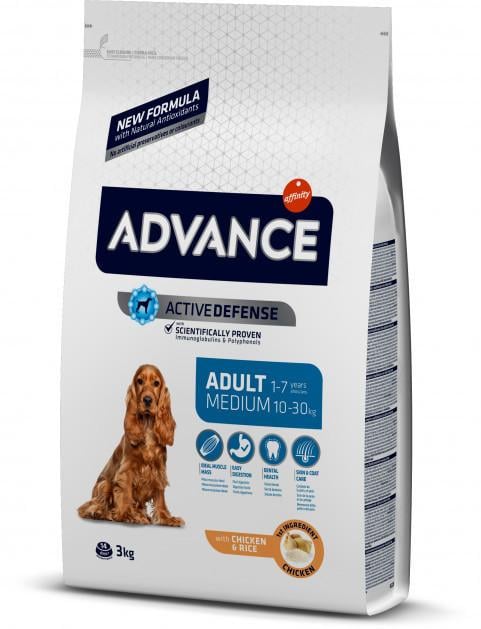 Корм сухой Advance Dog Medium 3 кг