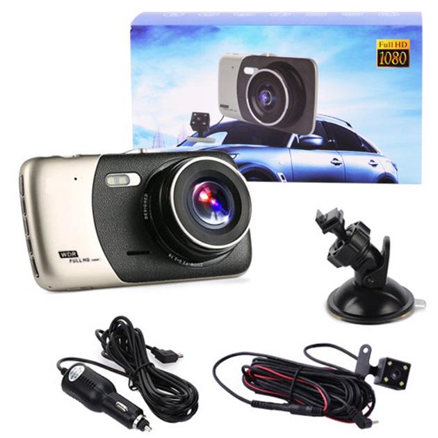 Відеореєстратор автомобільний X600 LCD 4 Angel Lens камери 1080P Full HD TF