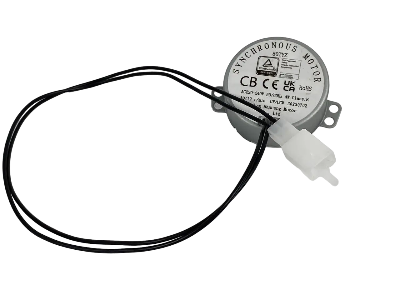 Мотор для інкубатора 220v 50TYZ 10/12 r/min (11805)