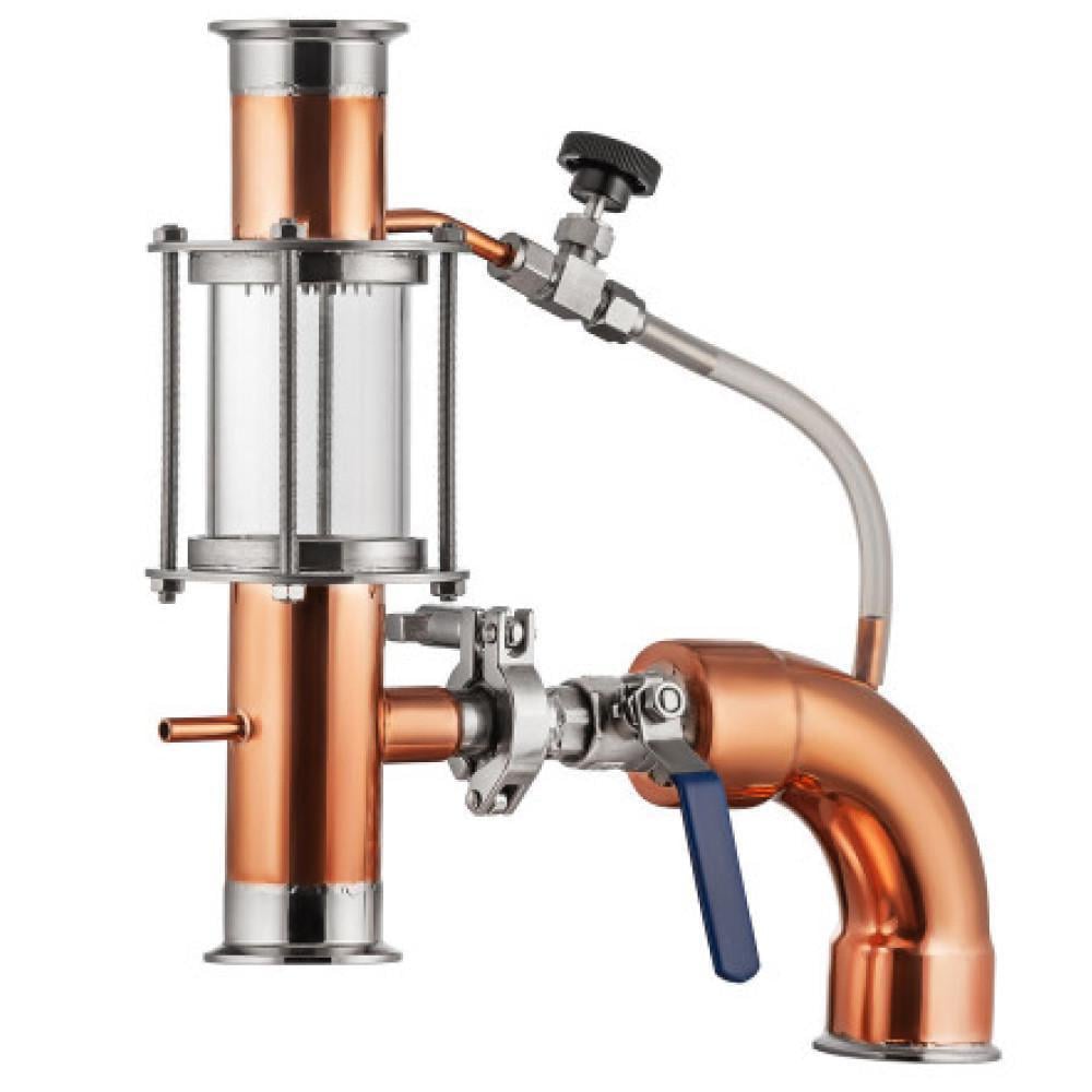 Узел отбора Смакуй медный 2в1 по пару и по спирту кламп (784860)