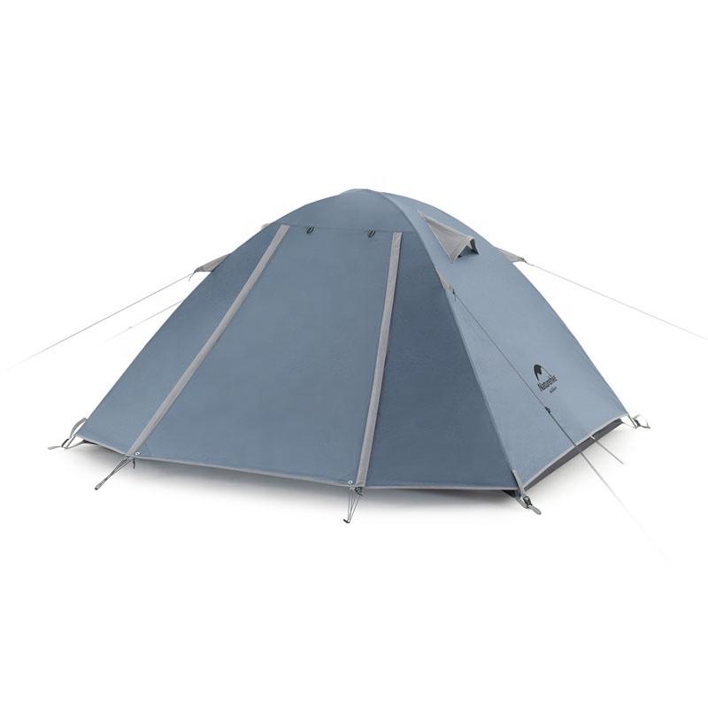 Намет чотиримісний Naturehike P-Series NH18Z044-P 210T/65D Темно-синій (61641)
