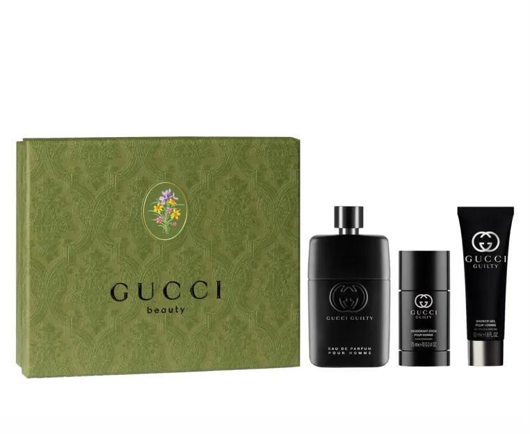 Подарочный набор для мужчин Gucci Guilty edt 90 мл/deo/st 75 мл и s/g 50 мл (389545)