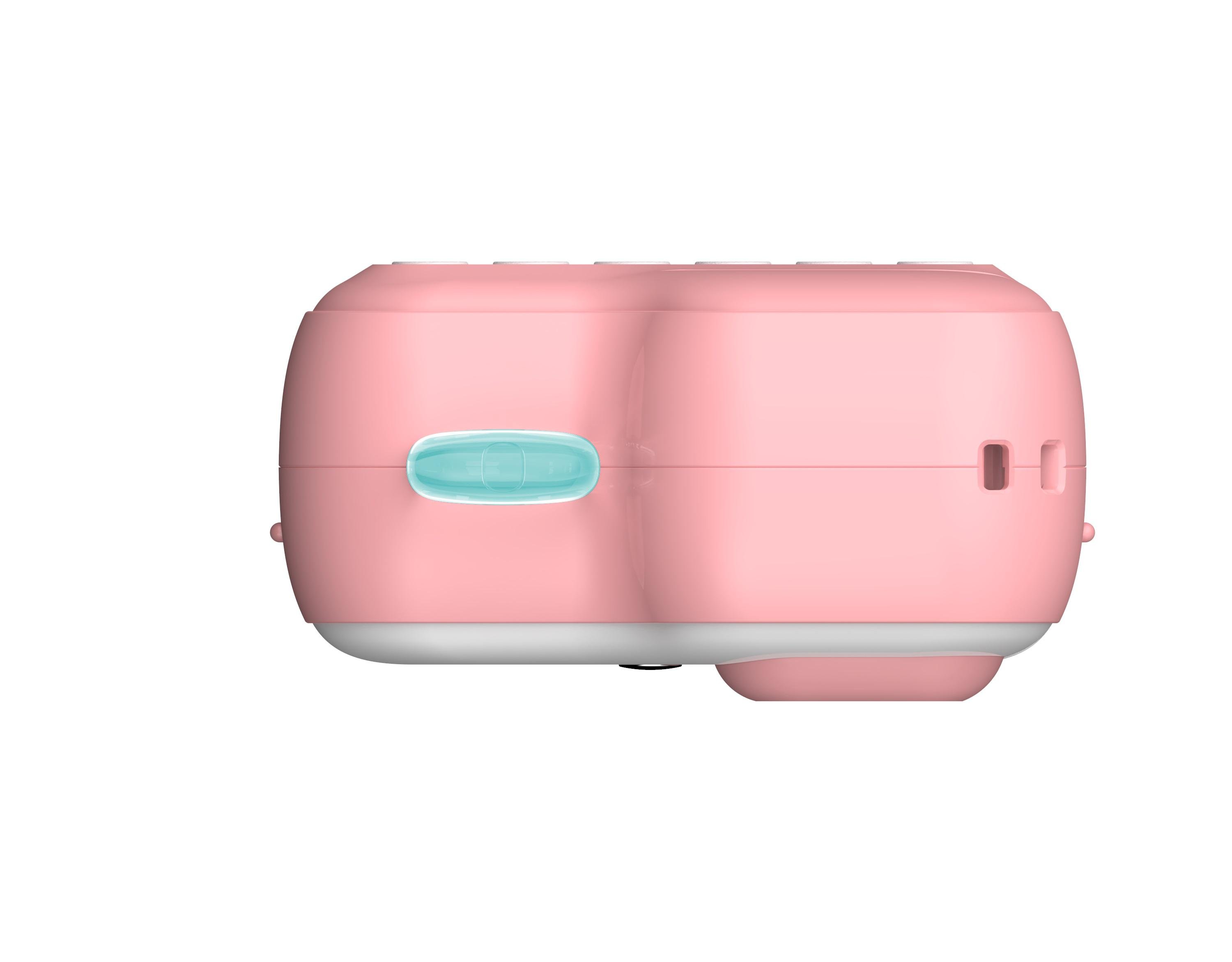 Фотоаппарат цифровой детский Fun Print FullHD для снимков и записи видео с играми и MP3-плеером Розовый - фото 4