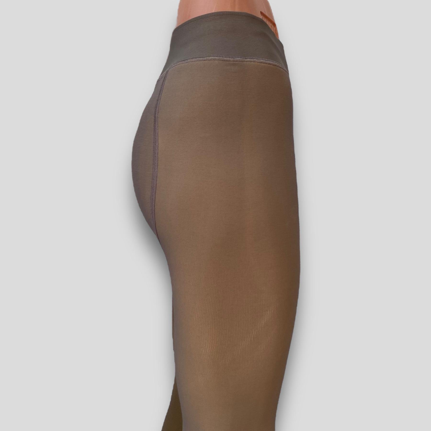 Лосины женские ШУГУАН с эффектом капрона 4XL Бежевый (F033) - фото 9