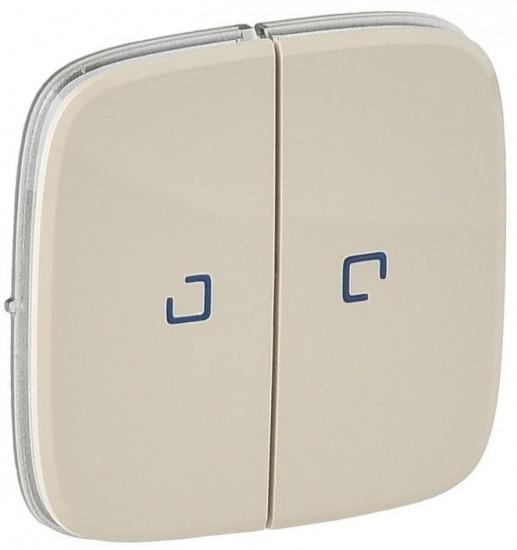 Панель двухклавишная с подсветкой Слоновая кость (622340) Панель двухклавишная с подсветкой Слоновая кость (622340)