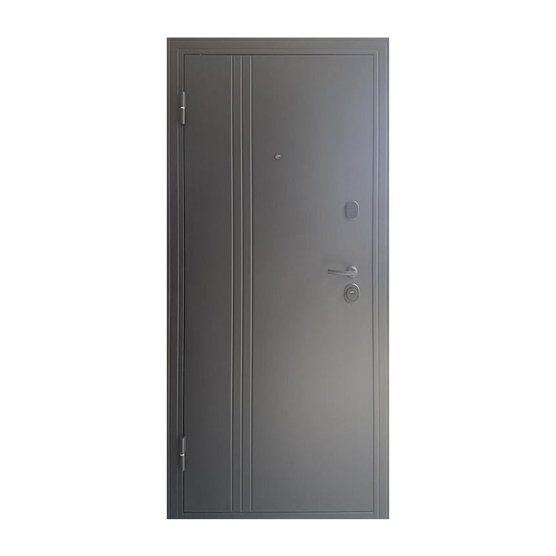 Дверь входная левая TD E-80 2050х960 мм Серый/Белый (30731351) - фото 2