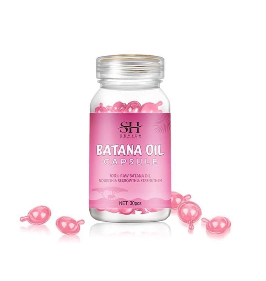 Капсулы для роста волос Sevich Батановое масло Восстановление поврежденных волос