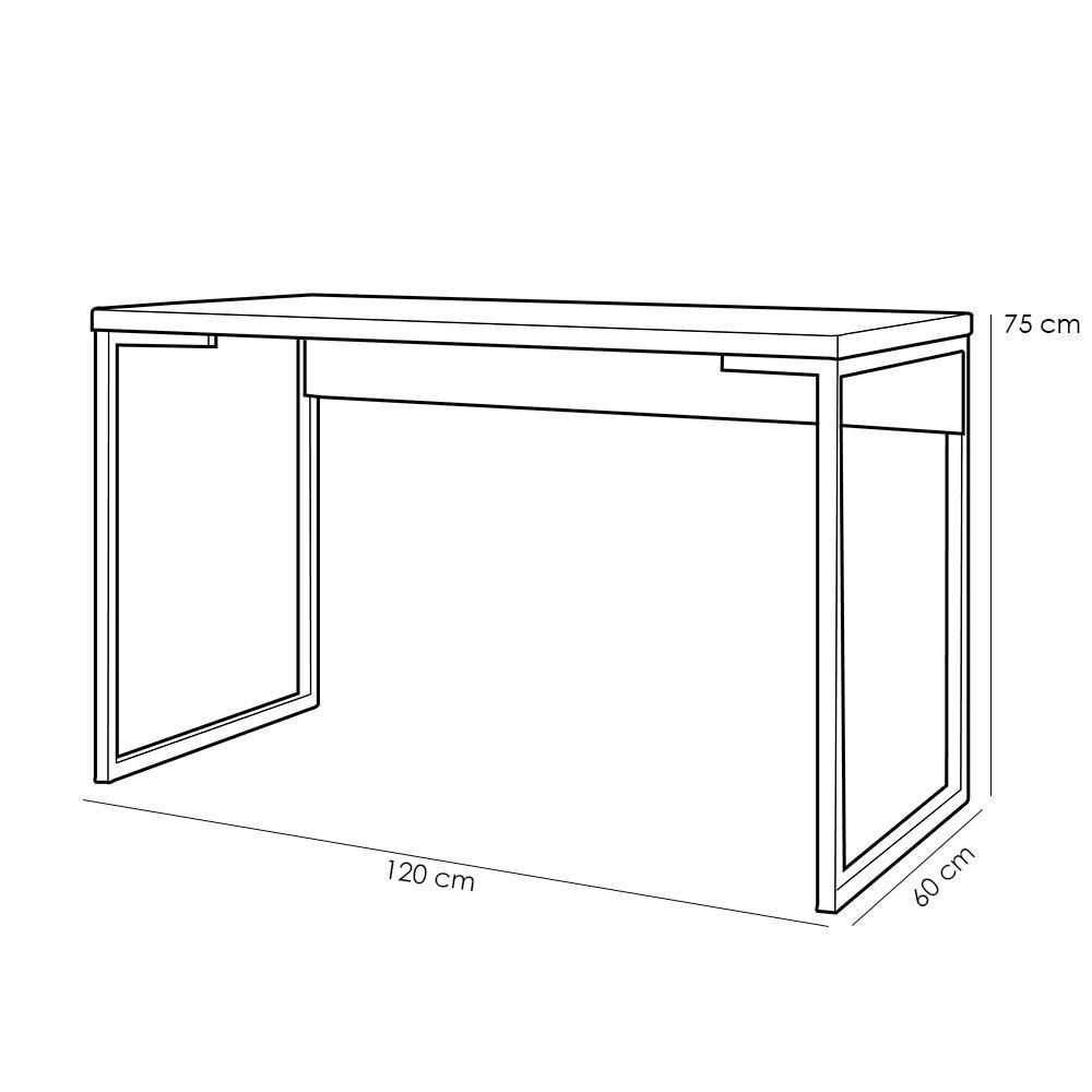 Стол письменный GoodsMetall СП143 1200х600х770 (1211818067) - фото 3