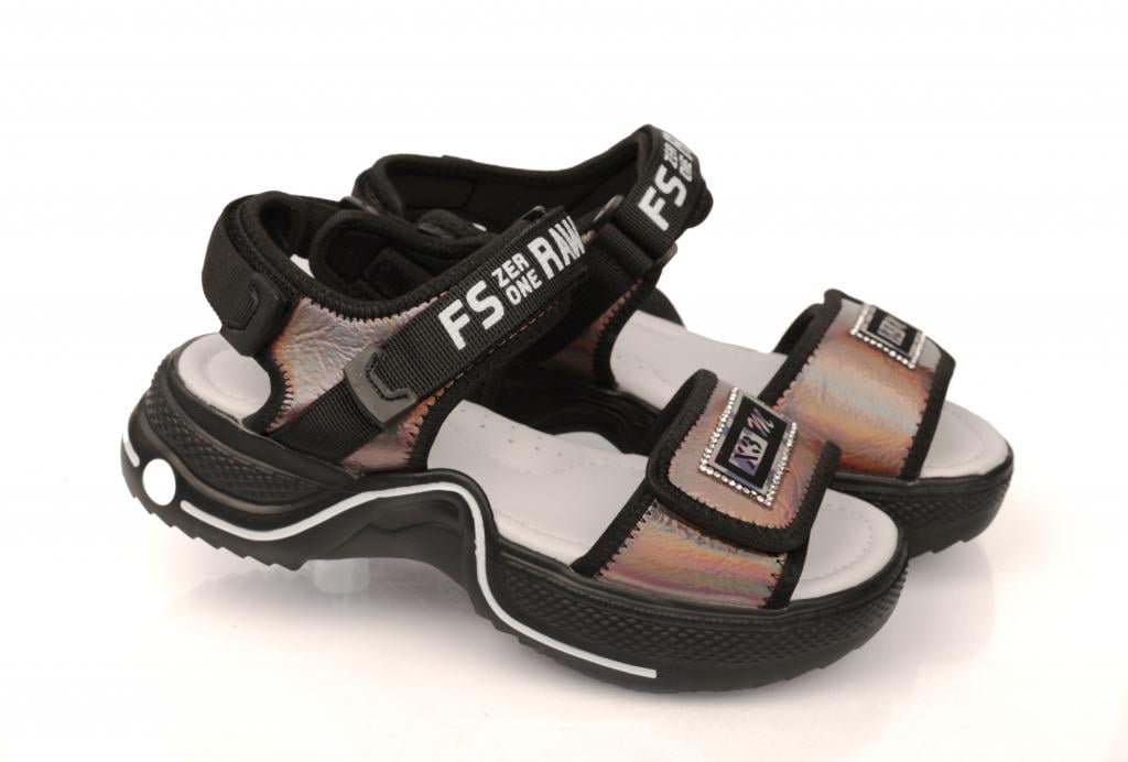 Cандали для девочек 9960 р. 37 Темно-серебристый