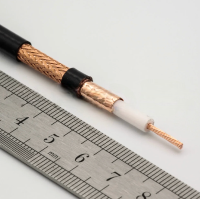 Кабель коаксіальний ELL-195-UF Ultra Flex 50 Ом ПВХ супергнучкий 5 мм 1 м (000049293) - фото 2