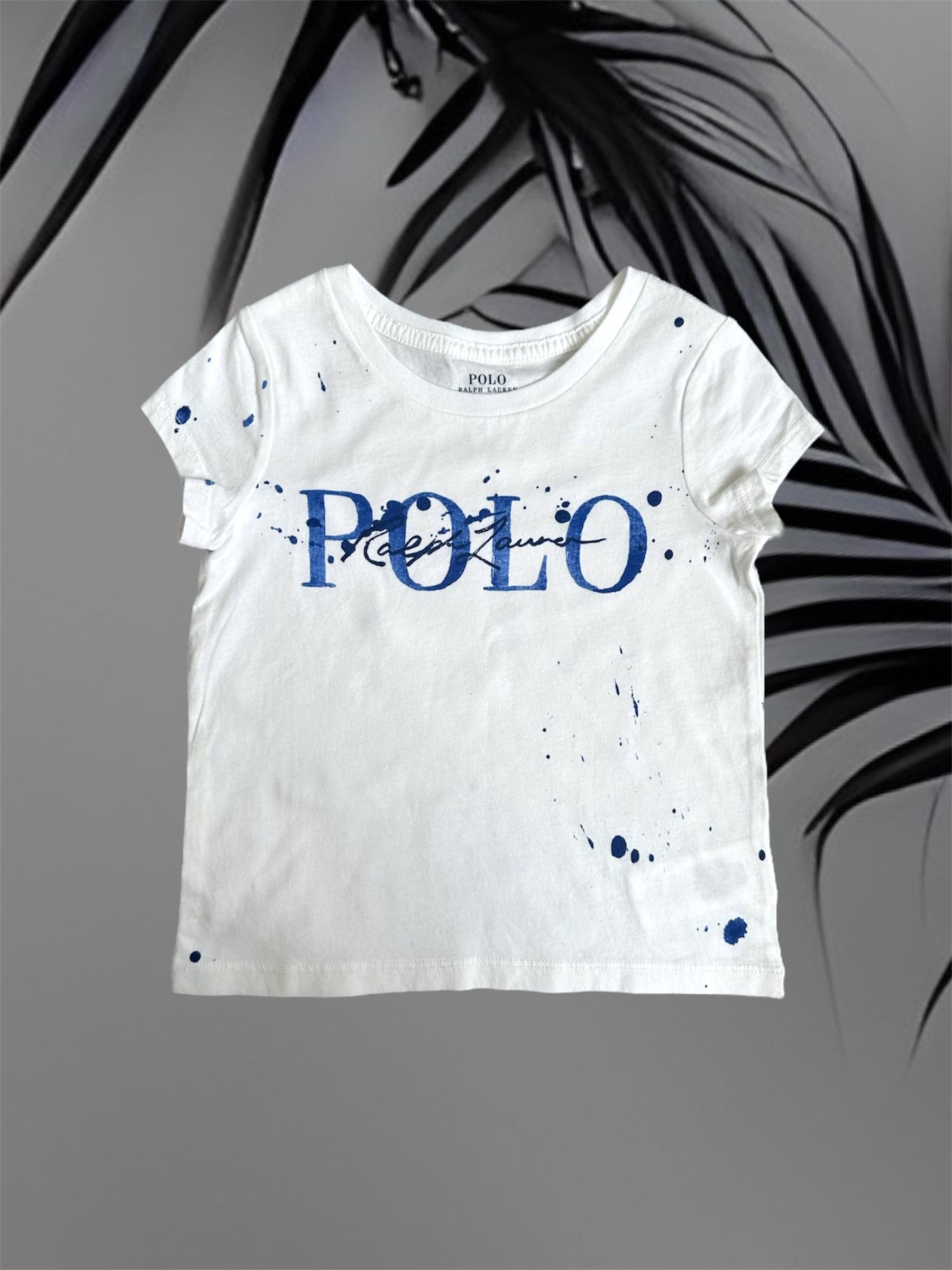 Футболка Polo Ralph Lauren 3 года 100 см Белый (00130085)