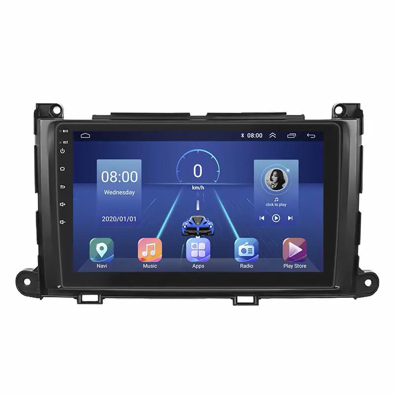 Автомагнитола штатная Lesko 4G/GPS/Wi-Fi для Toyota Sienna III 2010-2014 4/64Gb 9" (1974024647)