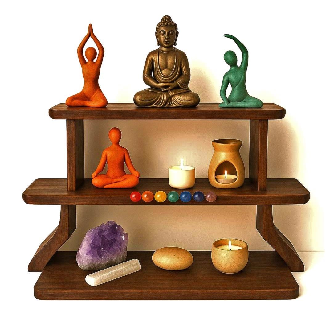 Вівтар для медитації з дерева Даравел Терракот (ЛАТ-017032) Вівтар для медитації з дерева Даравел Терракот (ЛАТ-017032)