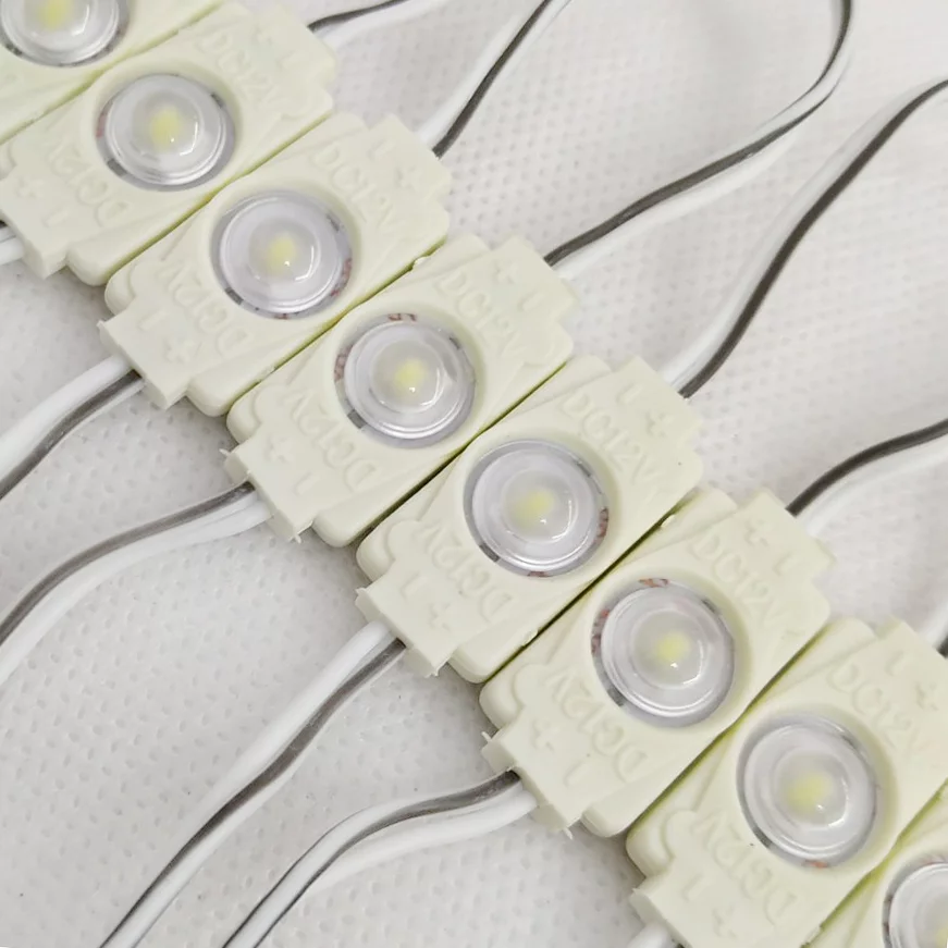 Светодиодный модуль OEM 3030 1 0.6W 12V Холодно-белый (10448124)