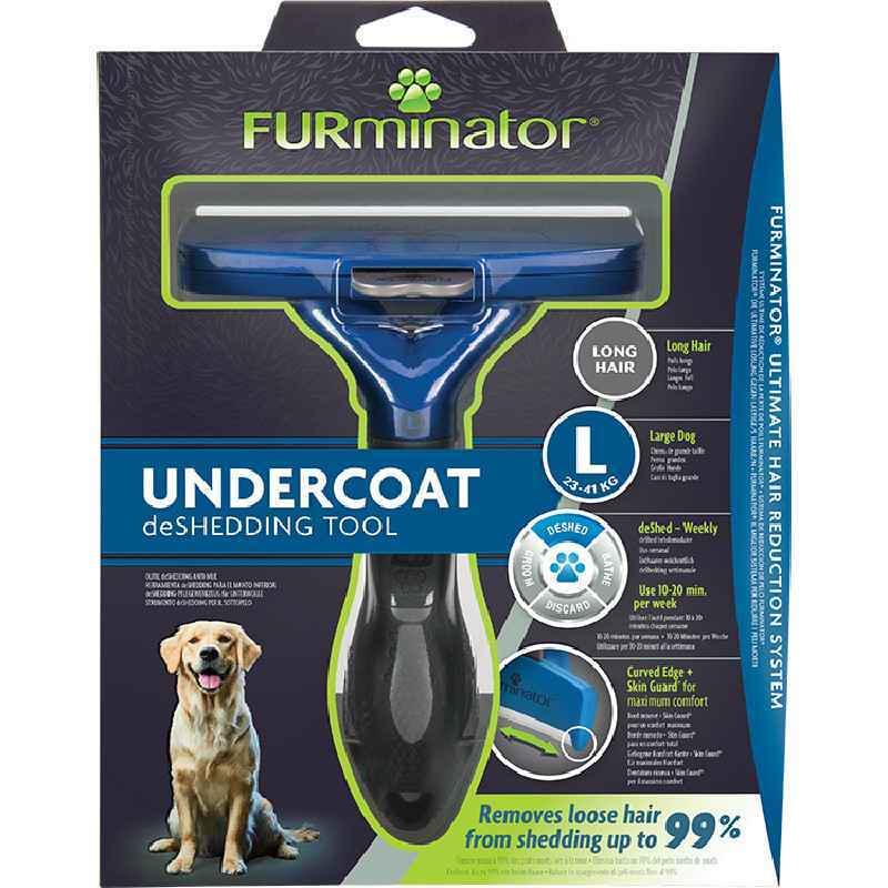 Фурминатор для длинношерстных собак FURminator Long Hair Large Breed Dog L (691657)