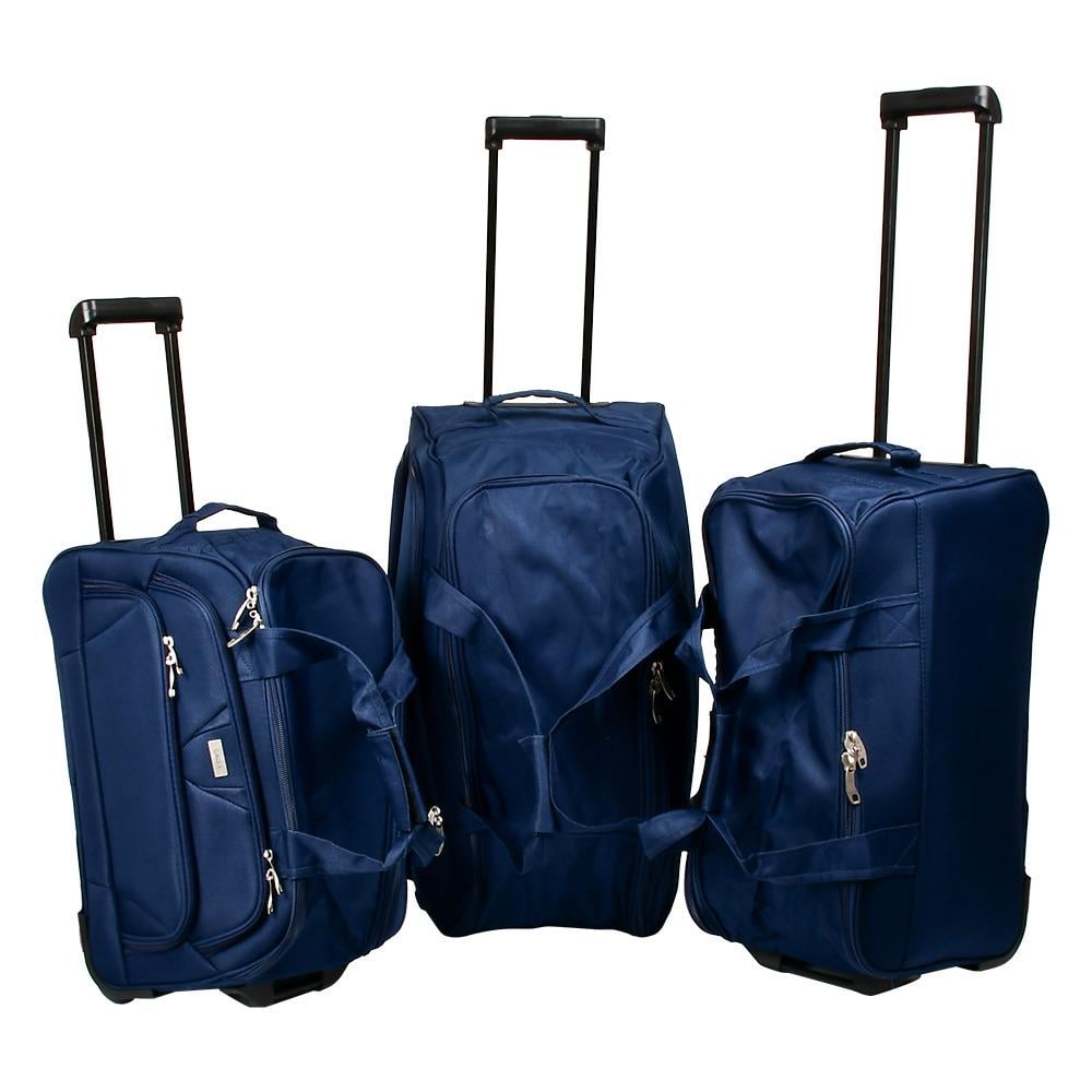 Сумка на колесах с расширителем HOME R33483-BL 3 шт. 20/22/26"