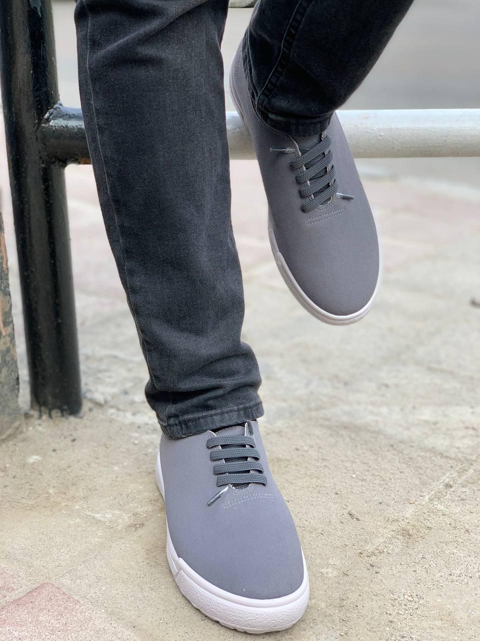 Чоловічі текстильні кеди Litma Norris р. 44 Сірий - фото 3 Чоловічі текстильні кеди Litma Norris р. 44 Сірий - фото 3