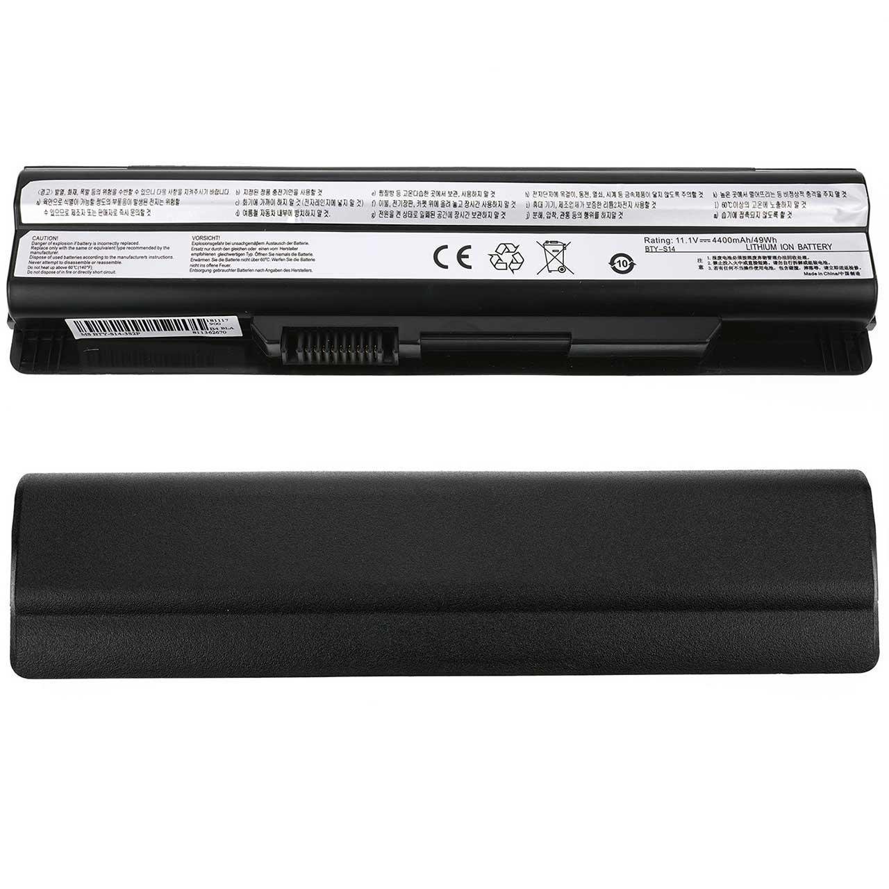 Акумулятор для ноутбука MSI FX610 4400 mAh 111V 49 Wh - фото 2
