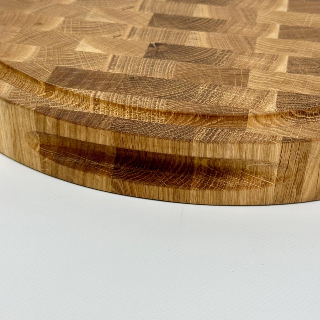 Дошка обробна торцева дерев'яна кругла 400 мм (27722328) - фото 3 Дошка обробна торцева дерев'яна кругла 400 мм (27722328) - фото 3