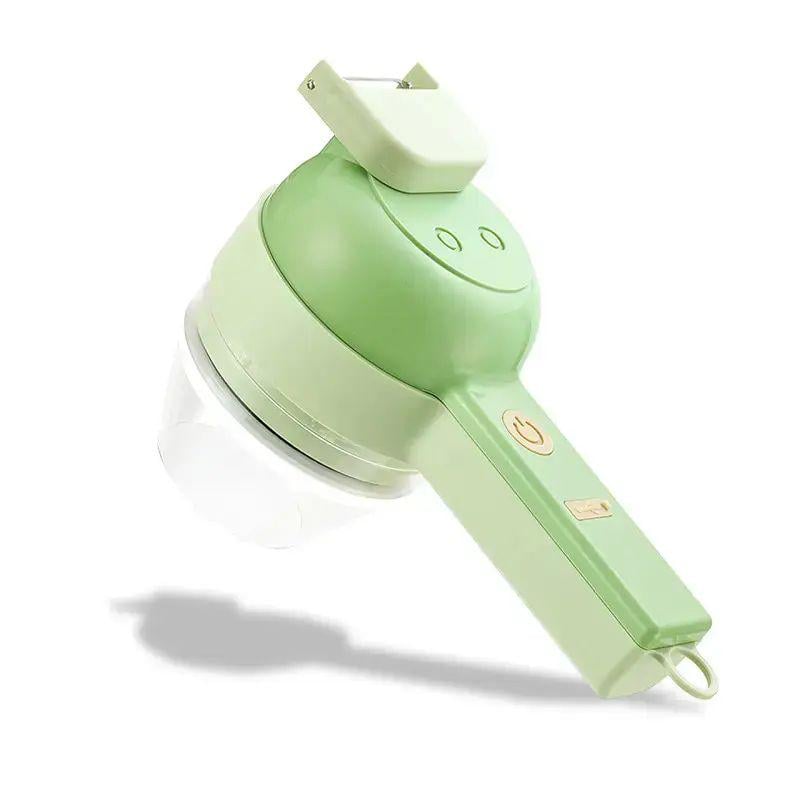 Измельчитель для овощей ручной Food Chopper с 2 насадками и индикатором защищен от брызг 4в1 0,2 л 40 Вт