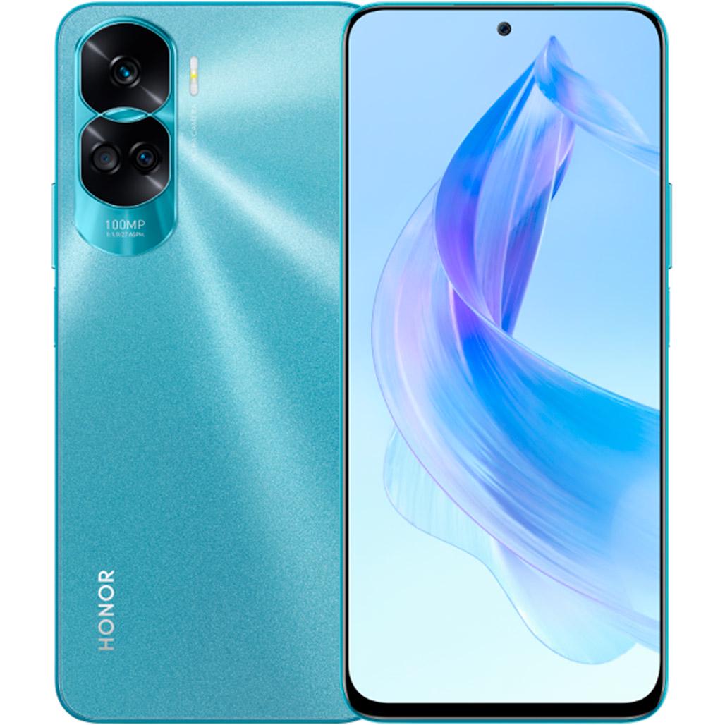 ᐉ Смартфон Honor 90 Lite 8/256 GB Cyan Lake • Купить в Киеве, Украине •  Лучшая цена в Эпицентр